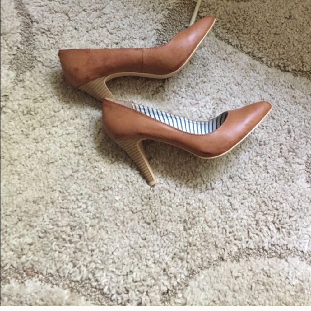 Maurice’s Cognac heels